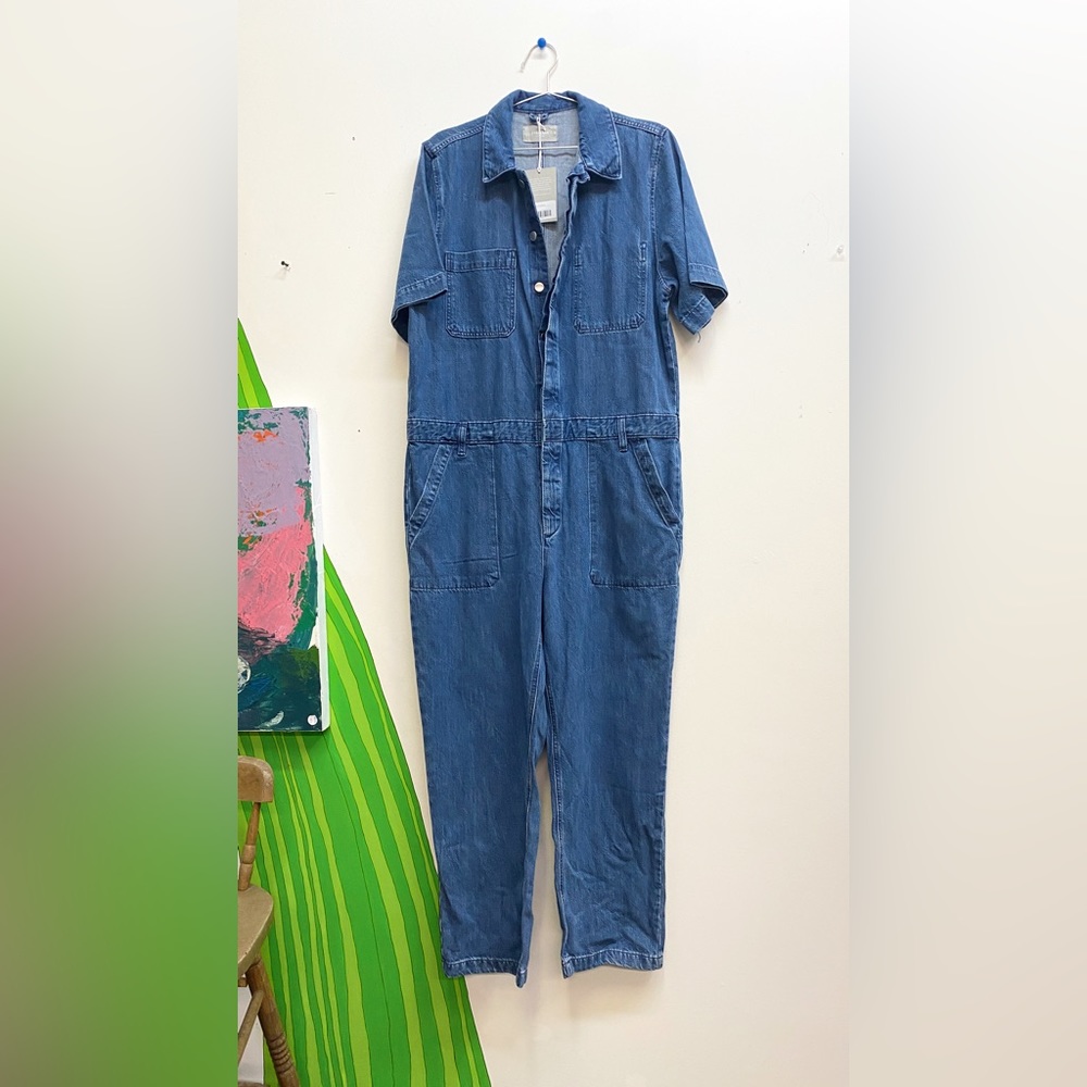 New with tags Everlane denim coveralls